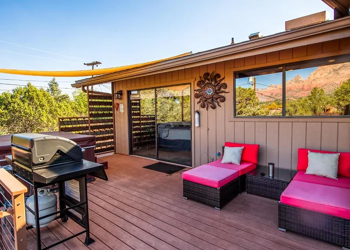 Private-red Rock Views -fire Pit-hot Tub-location